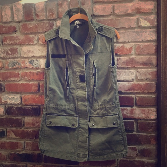 Jackets & Blazers - 100% cotton military vest.